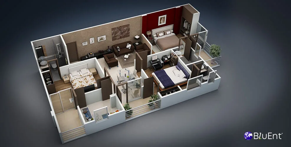 Interior Drawings: Types of Floor Plan Layouts