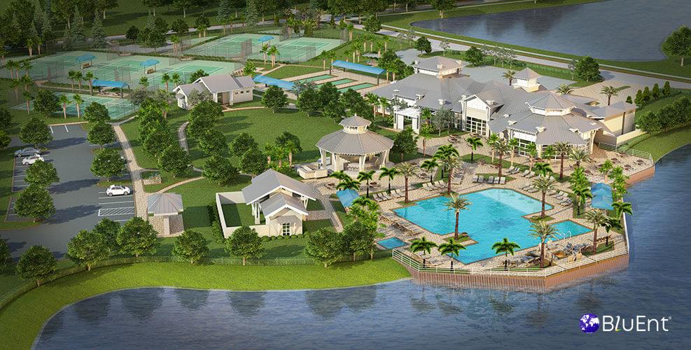 Realistic 3D Exterior Rendering Sample