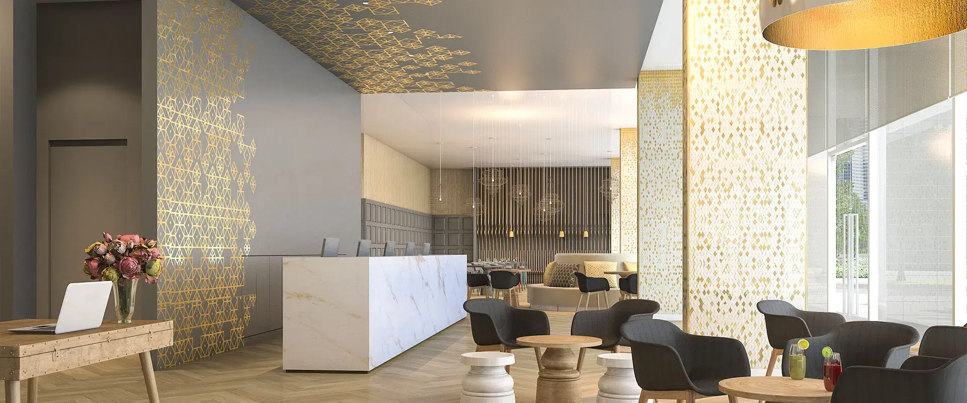 Photorealistic 3D rendering for Restaurants, Hotels, Clubhouses