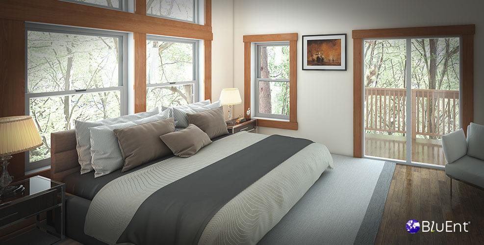 Interior Rendering with Realistic Light and Colour