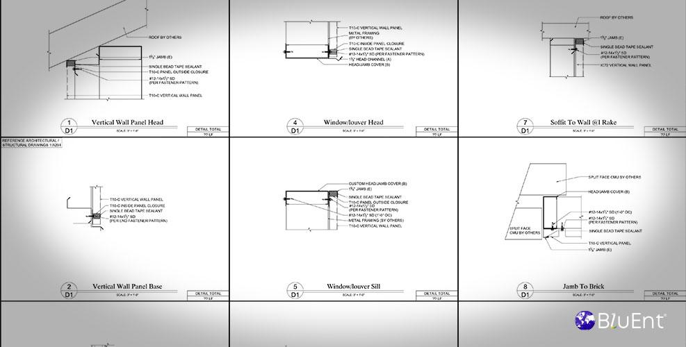 Detailed Steel Shop Drawing Portfolio