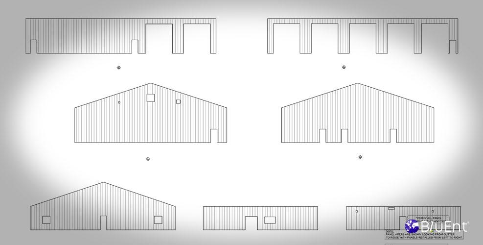 Metal Shop Drawings Sample for US, UK, and Canada Projects