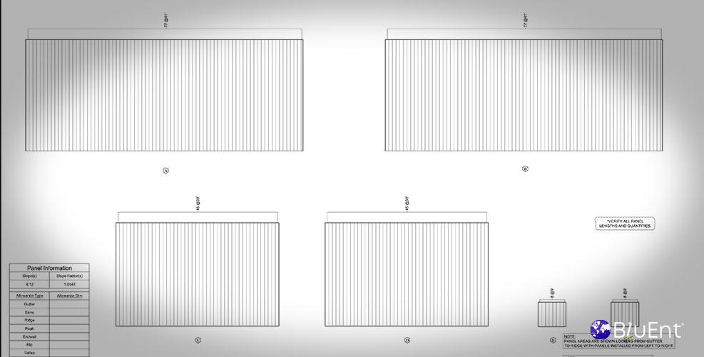 Metal Shop Ddrawings: Fit outs and Wall Paneling.